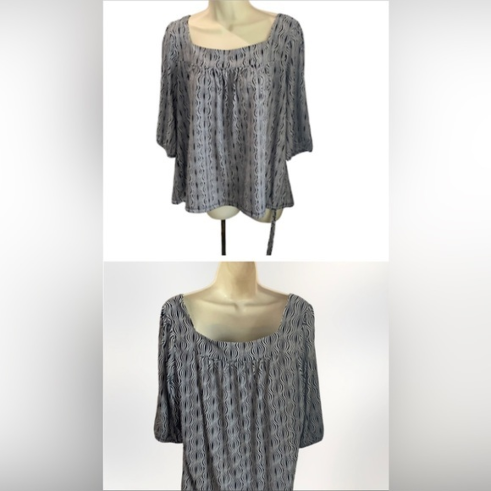 Women’s Worthington Striped Pleasant Top Toe Cinch Bottom Size XL